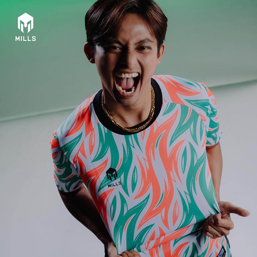 MILS กีฬาเสื้อผ้า FOOTBALL JERSEY FOOTBALL FUTSAL JERSEY SOCCER BBS 2.0 FOOTBALL JERSEY สีชมพู/สีเขี