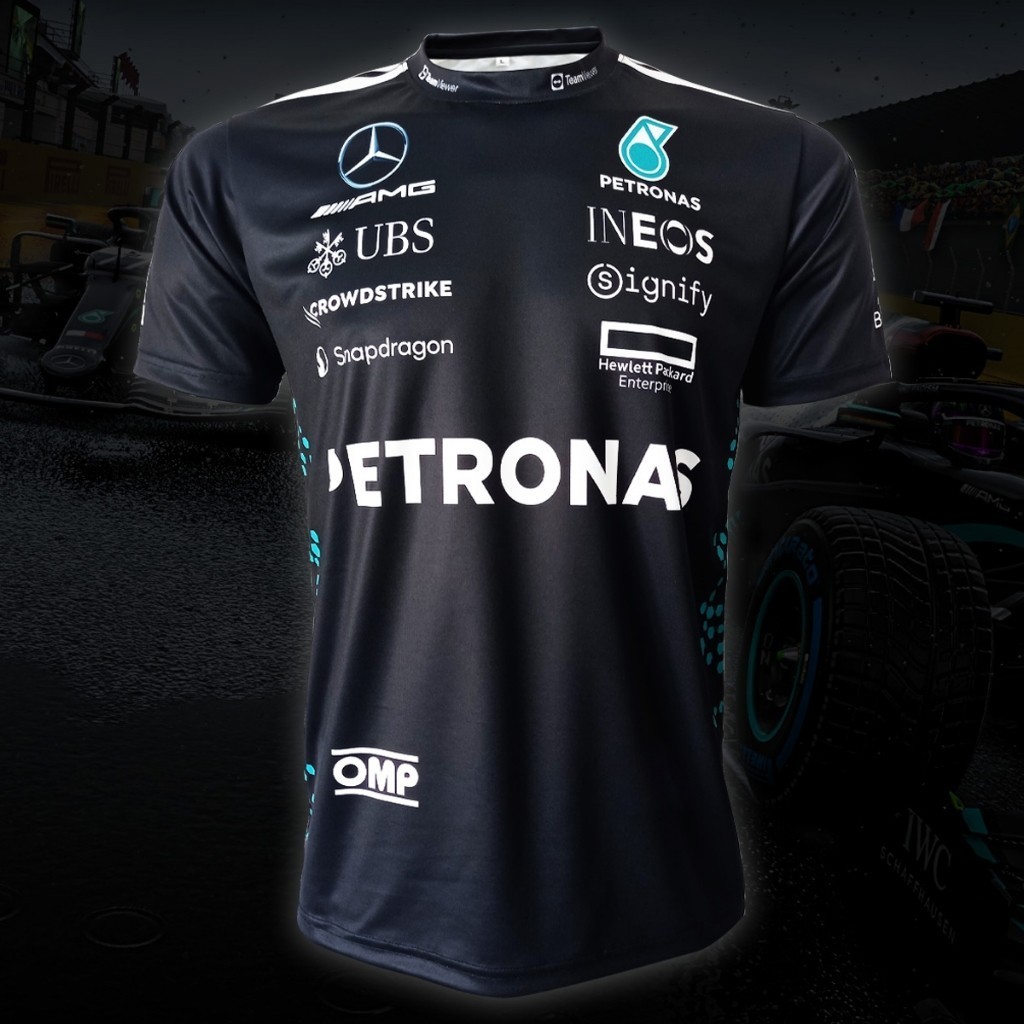 เสื้อยืดแขนสั้นทีม Mercedes AMG F1 2026 FM0106 พัดลมแข่งขัน