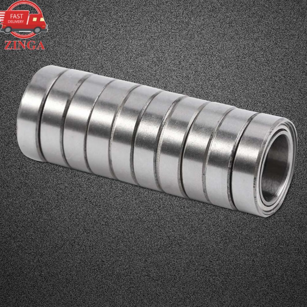 Zinga Zinga แบริ่งบอลร่องลึก 10 ชิ้น 6700ZZ Double-Shielded บางส่วนผนังบาง 10154 มม.