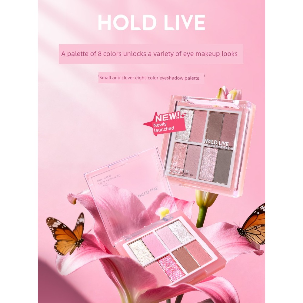 พาเลทตา eyeshadow palette HOLD LIVE แต่งหน้าสูบบุหรี่ขนาดเล็กทุกวันแบบพกพา