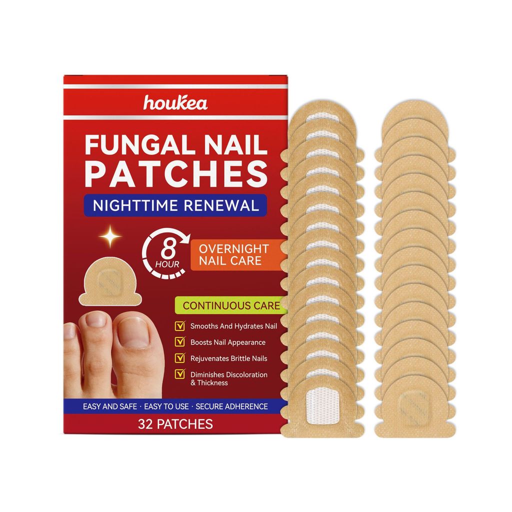 [คลังสินค้าพร้อม] HHOUKEA Night Nail Care Patch Gentle Care Nail Nail Surface Care Nail Smooth Gloss