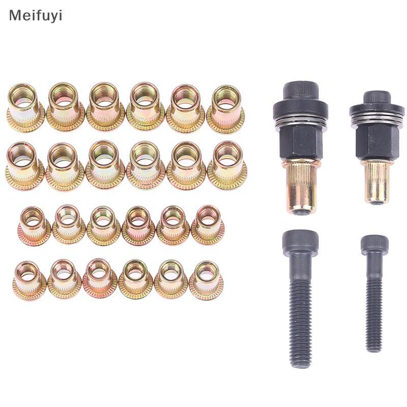 [Meifuyi] M6 M8 Rivet Nut s คู่มือ Riveter คอลัมน์สแตนเลสหกเหลี่ยมถั่ว AM6SS AM8SS DIY เจาะ Rivet ด้