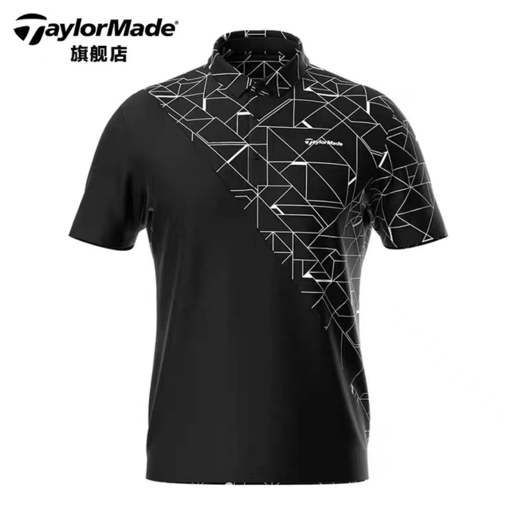 เสื้อโปโล Taylormade สำหรับผู้ชาย สไตล์กีฬา กอล์ฟ ระบายอากาศดี