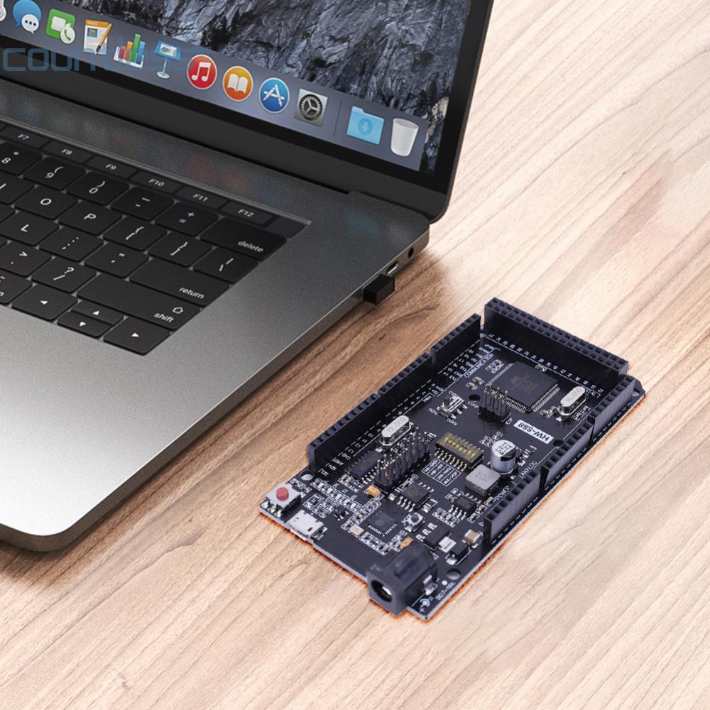 WIFI R3 ATMEGA2560+ESP8266 USB-TTL CH340 Mega R3 ATmega2560+WiFi ESP8266 7-15V สําหรับ Arduino Mega 