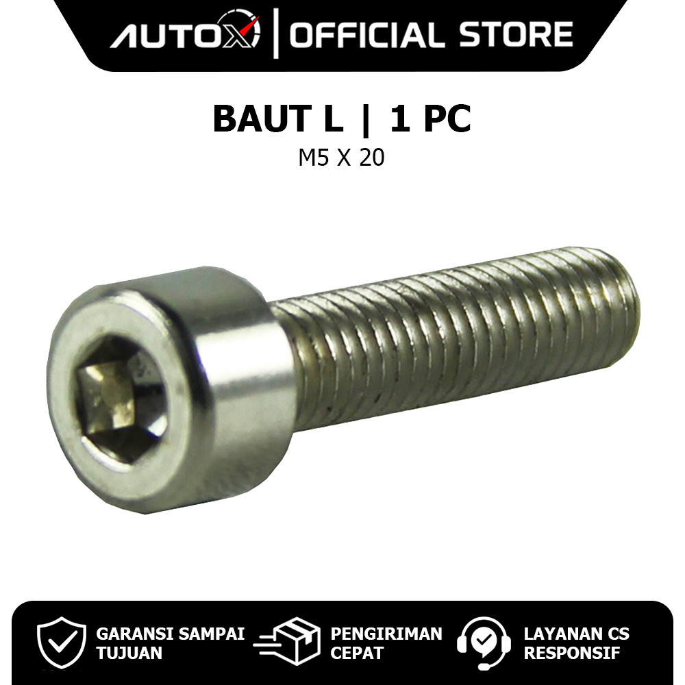 1 PC Universal L Bolt Bolt L4 M5x20 5X20 M5 5 x 20 K4 AUTO X