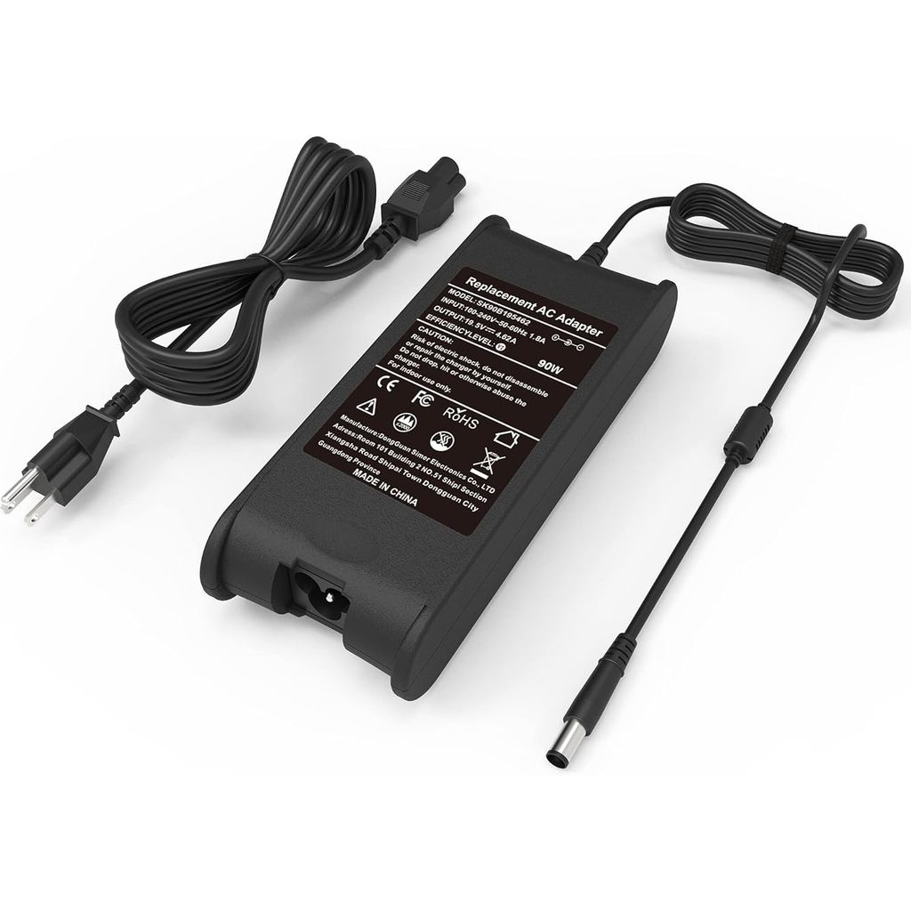 19.5V 4.62A 90W อะแดปเตอร์ AC แล็ปท็อปชาร์จสําหรับ Dell PA-1900-02D PA-10 LA90PM111 LA65NM130,Inspir