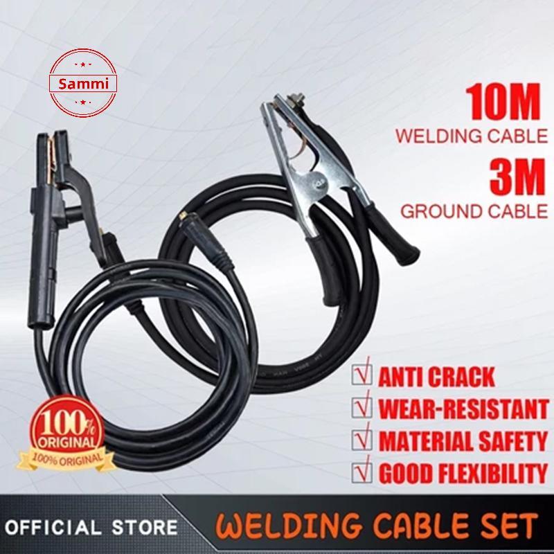 สายเชื่อม Sammi 5/7/10 M + สายกราวด์ 2/3 Mbo ชุดผู้ถืออิเล็กโทรดและขั้วต่อ Universal ชุดสายเชื่อม TH