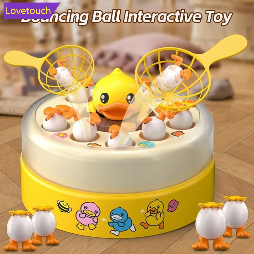 LOVETOUCH Bouncing Duck ของเล่น Pop Up เป็ดโฟกัสการฝึกอบรมของเล่นความสนใจ Booster เกมสนุกครอบครัว Ga