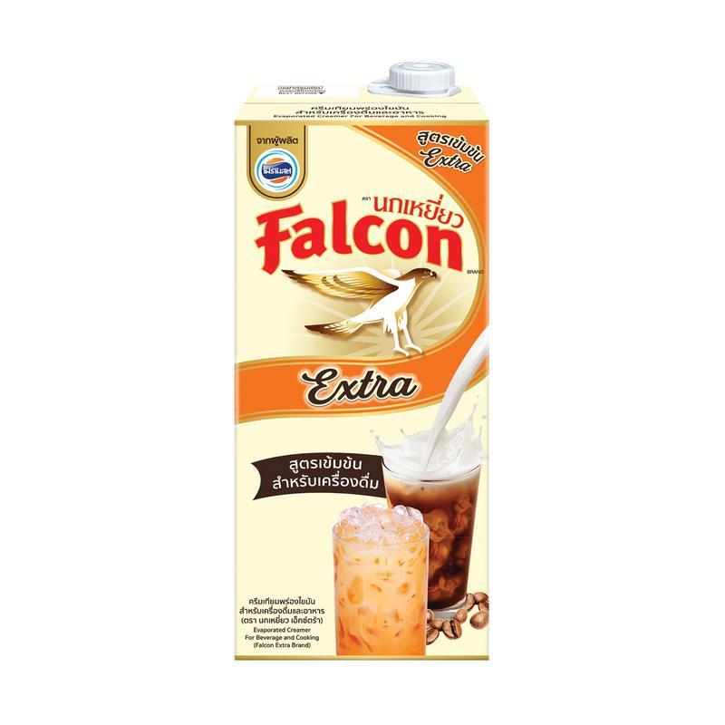 [นกเหยี่ยว ฟอลคอน] ครีมเทียมพร่องไขมัน  (12 กล่อง / 1 ลัง) Evaporated Creamer for Beverage and Cooki