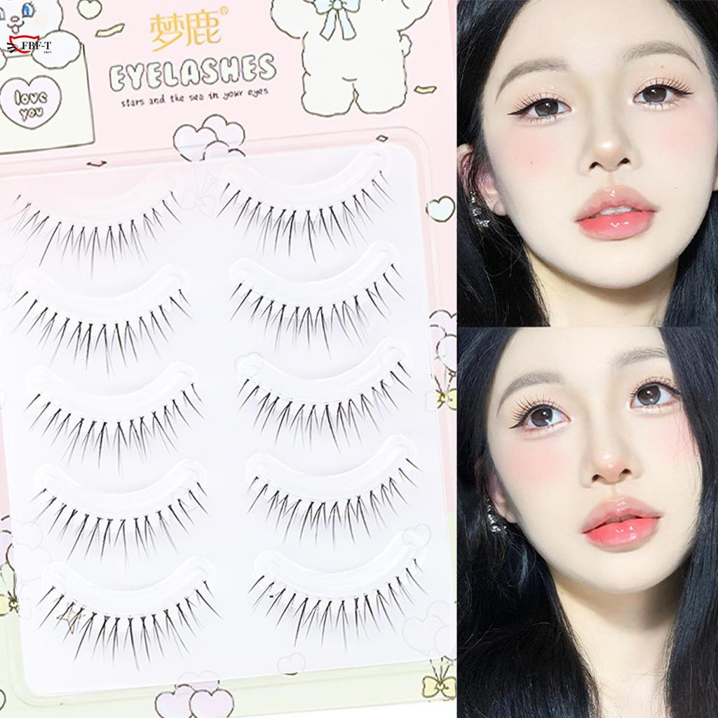 Clear Band คอสเพลย์มังงะ Lashes ตุ๊กตา Eye เอเชียธรรมชาติขนตาปลอมสําหรับทํางานวันเกิดงานปาร์ตี้ Travel