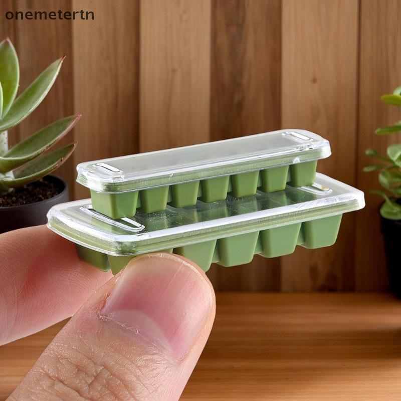 Oyr 2 ชิ้นสาวใหม่ Miniature ตุ๊กตาอาหาร Ice Scoop พร้อมกล่องเก็บของเล่นสําหรับตุ๊กตาอุปกรณ์เสริม N