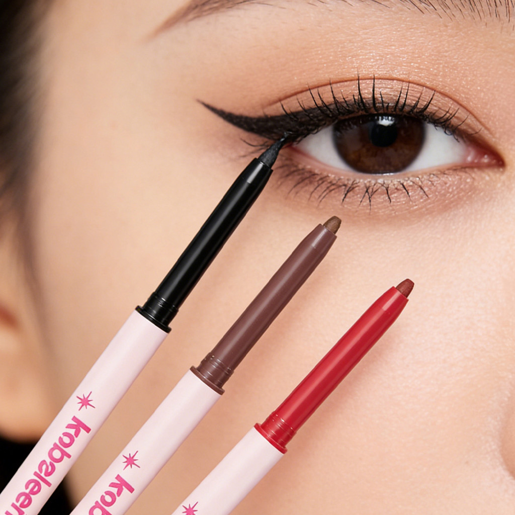 KOREMAZ อายไลเนอร์เจลสองหัวสีเข้มข้น, Payoff กันน้ํารอยเปื้อน Smooth Glide เคล็ดลับที่แม่นยําสําหรับ Bold Defined Eyes ที่ติดทนนานตลอดวัน - รูปที่ 5