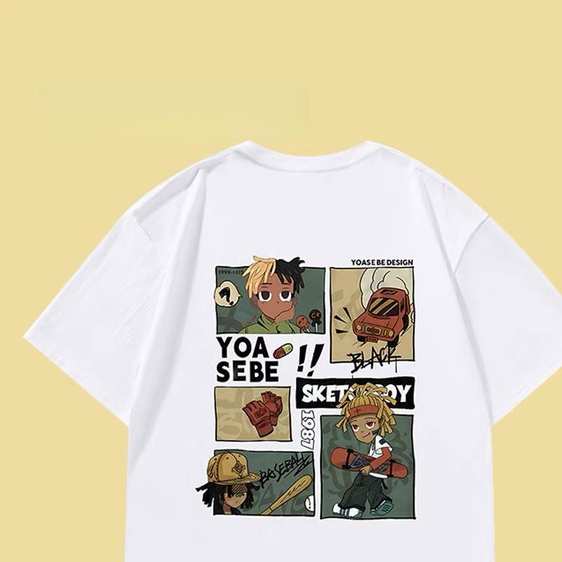 (ผ้าฝ้าย 100%) 2026 เสื้อยืดเด็ก cotton100% เนื้อผ้านุ่มระบายอากาศดี ใส่สบาย ระบายอากาศดี สำหรับเด็ก 6-13ปี ส่งเร็ว K602 - รูปที่ 4