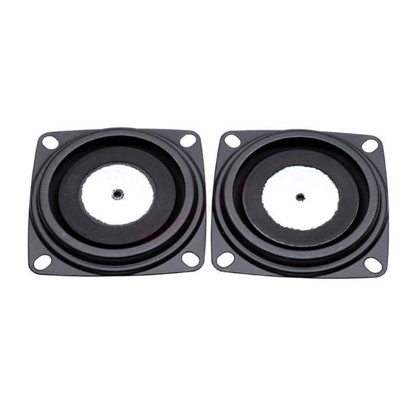 MDD 2 ชิ้น 2 นิ้วแผ่นสั่นเบสลําโพงยางและโลหะแผ่นสั่น Passive Bass Woofer ไดอะแฟรม