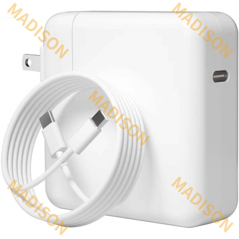 30W 61W 87w Mac book PD USB-C อะแดปเตอร์ชาร์จสําหรับ MacBook Air iPad Pro พร้อมสายคู่ประเภท C ถึง C