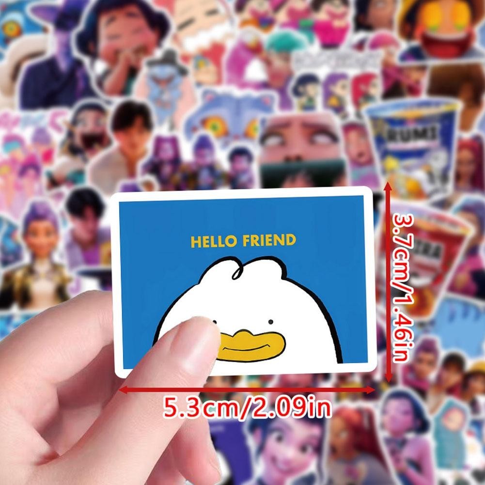 K-pop Demon Hunters สติกเกอร์ไวนิลกันน้ํา Mira Rumi สติกเกอร์ Zoey Huntrix U0d0