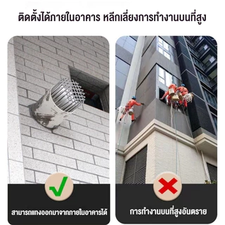 สแตนเลสฝาครอบท่อระบายน้ำ ป้องกันการปิดกั้น ตะแกรงระบายน้ำ ป้องกันใบไม้ เศษขยะอุดตันท่อ กลางแจ้ง