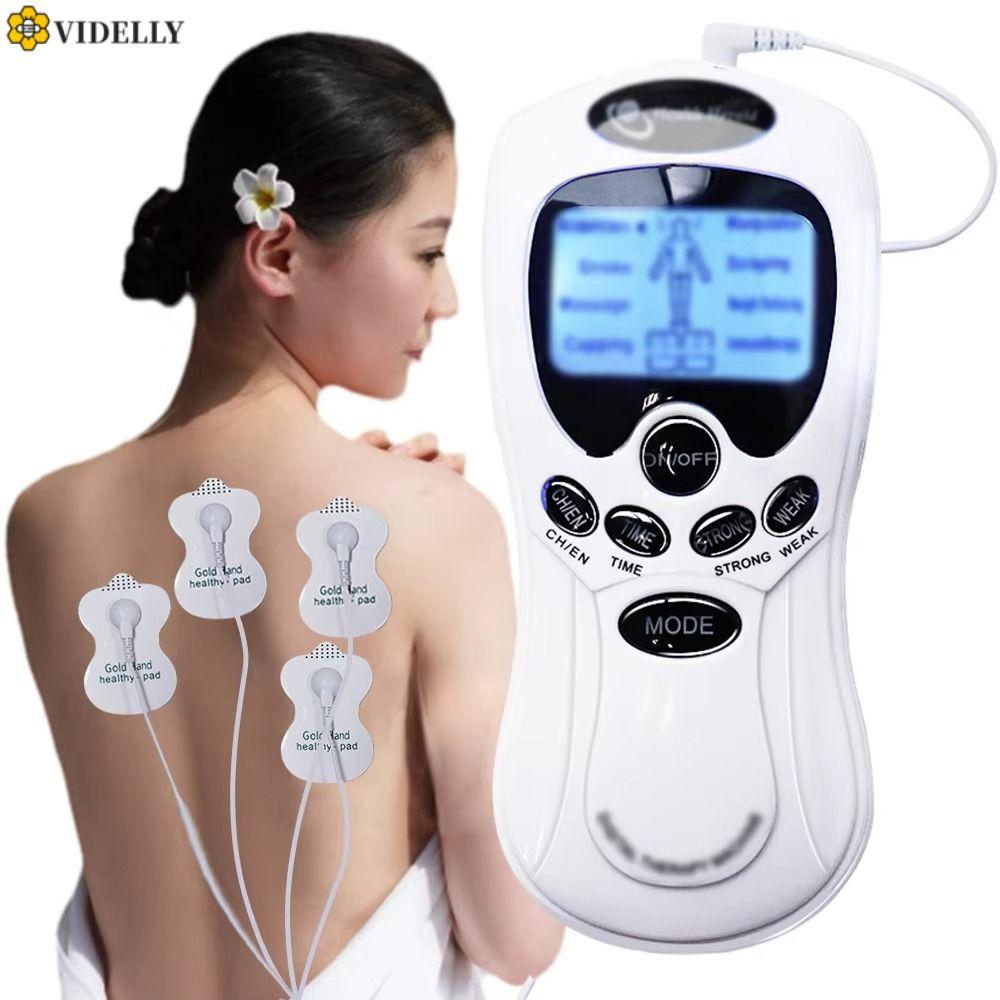VIDELLY เครื่องมือนวดไฟฟ้า, 8 โหมดแบบพกพา PULSE Stimulator, ฟิตเนสอิเล็กทรอนิกส์ PULSE Digital Pulse