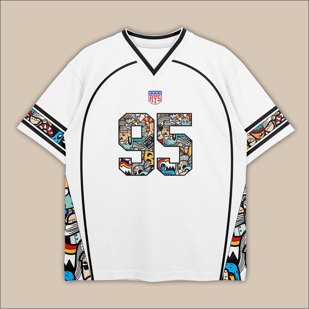 OVERSIZE STREETWEAR NUMBER JERSEY / INDONESIAN JERSEY / PREMIUM NFL JERSEY / JERSEY