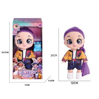 น่ารักการ์ตูนเพลง KPop Demon Hunters Action Figure Rumi Mira Zoeey ตุ๊กตา 23 ซม.เคลื่อนย้ายได้รูปของเล่นสําหรับของขวัญเด็ก