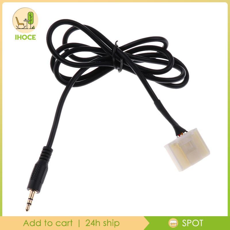 [Ihoce] 3.5 มม. 20Pin AUX ในอะแดปเตอร์สายสัญญาณเสียงสําหรับ Toyota RAV4 Camry Corolla Prius