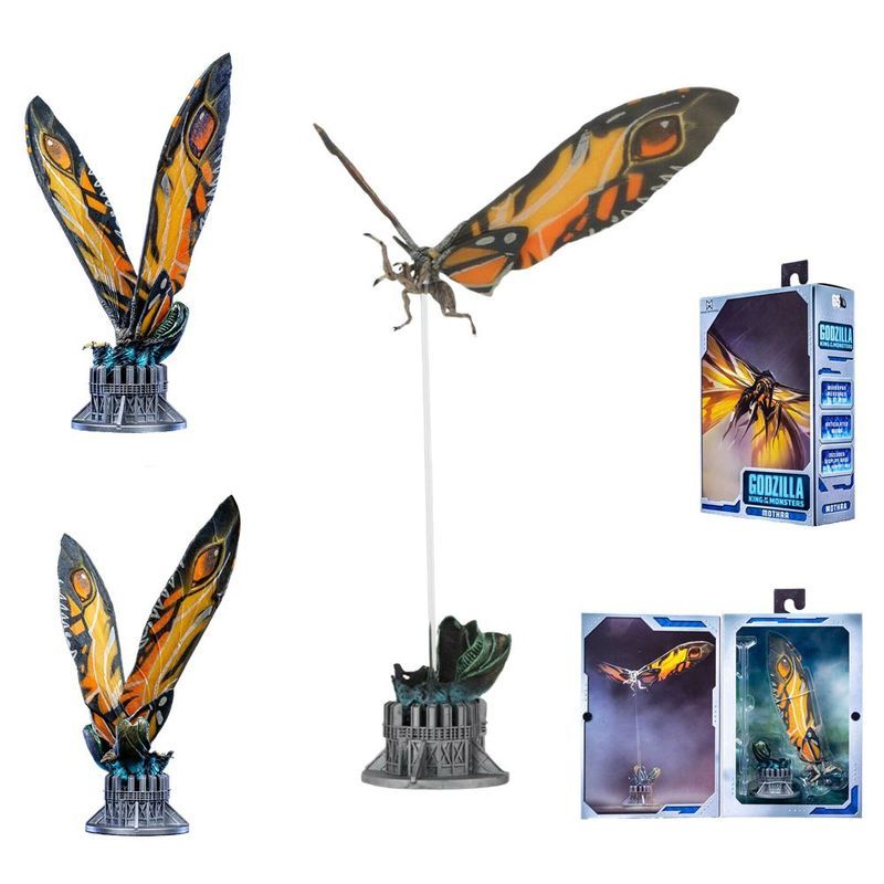 NECA 2019 Godzilla King of Monsters Mothra Mothra Raton 23cm Movable Model J
