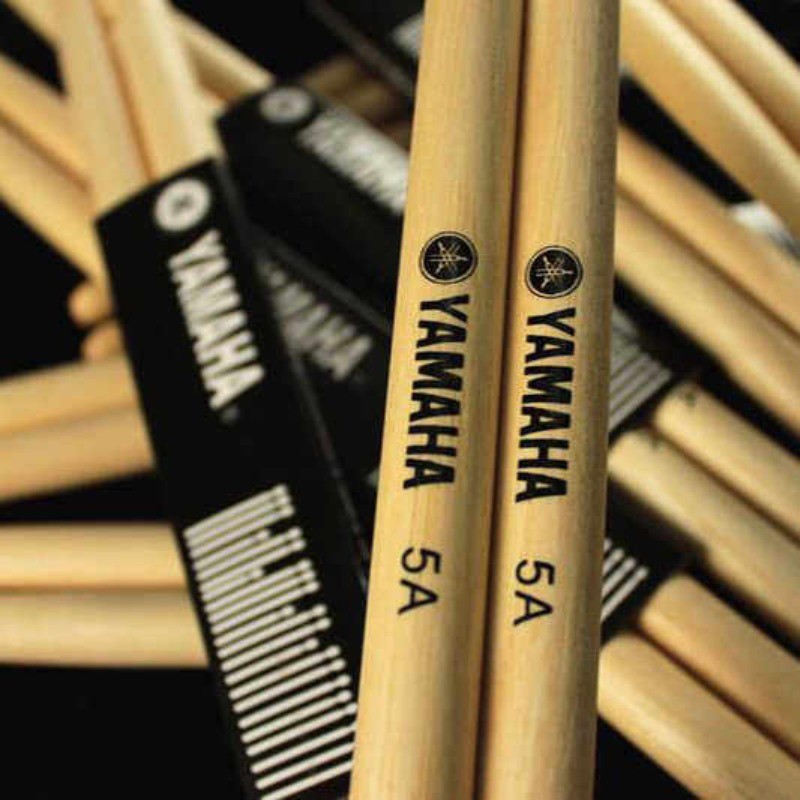 ไม้ตีกลองไม้มะฮอกกานีและวอลนัท สำหรับกลองชุดและกลองไฟฟ้า Yamaha ผู้เริ่มต้น