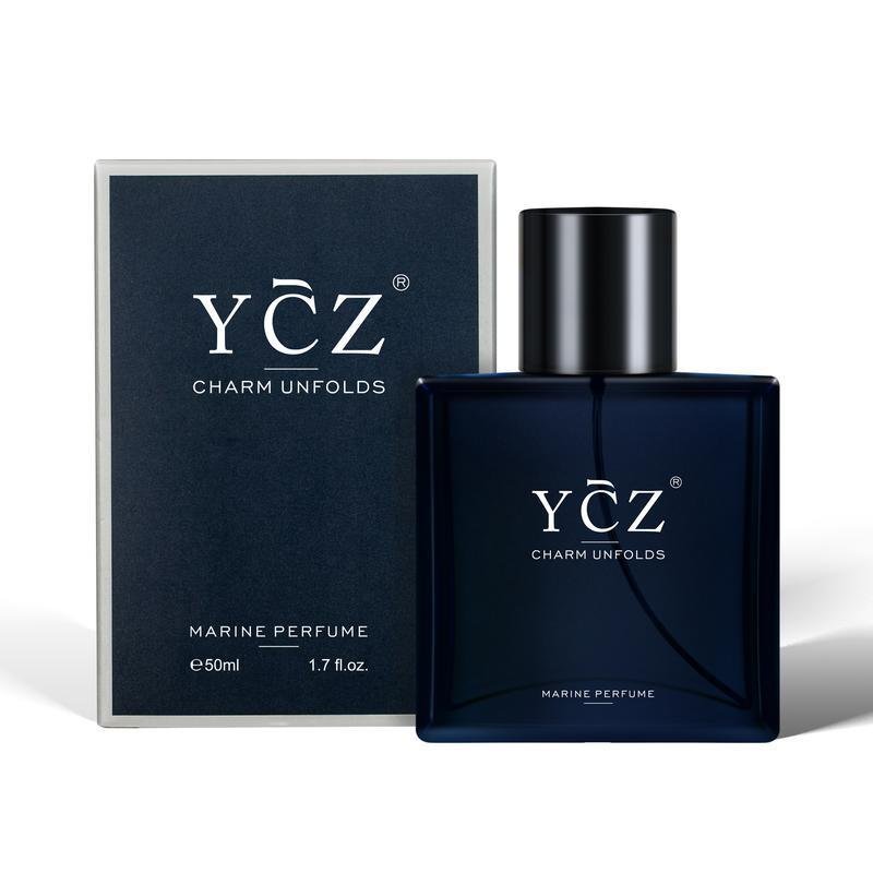 YCZ Midnight Marine Man Cologne, น้ําหอมติดทนนาน,โคโลญจ์ผู้ชาย , ของขวัญ,1.7oz(50ml)