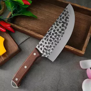 TLY Bakufu รุ่น PG-31 ใบมีดลายตีช่วยลดการติดอาหาร เหมาะสำหรับสับเบา หั่น ซอย ทำอาหารได้ต่อเนื่อง