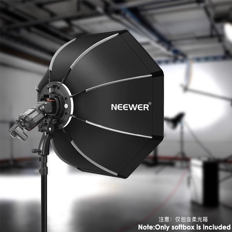 NEEWER/NEEWER/NEEWER แฟลชกล้องด้านบนแปดเหลี่ยม Softbox การถ่ายภาพเติมแสง Diffuser Baorongkou Quick I