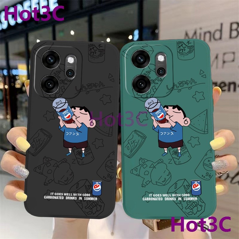 เคส For Oppo Reno 14F 5G / Reno14 F 5G tpu KLXXซิลิโคนเหลวยางขอบตรงเคสโทรศัพท์ป้องกัน - รูปที่ 5