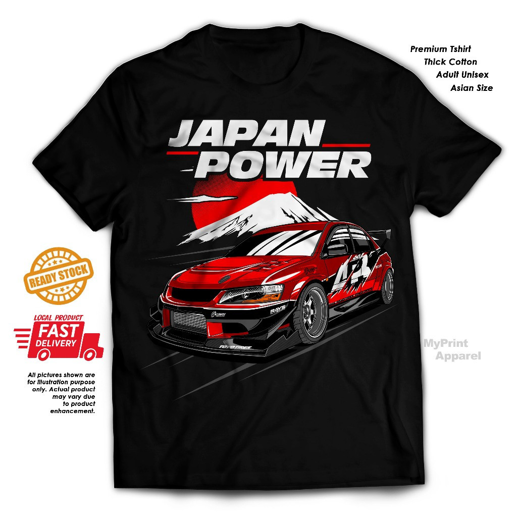 COD 2026 Tokyo Drift Mitsubishi Lancer Evo Cotton T-Shirt