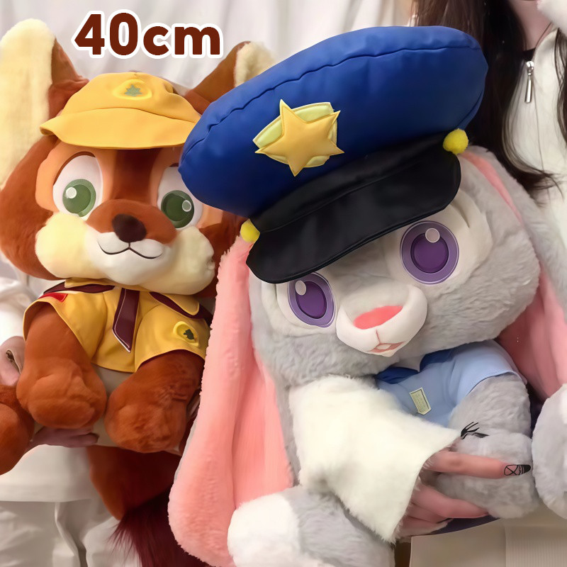 COD ตุ๊กตาจิ้งจอก กระต่ายน่ารัก 40cm ผ้านิ่ม ของขวัญวันเกิด ของขวัญวันเด็ก ของเล่นเด็ก