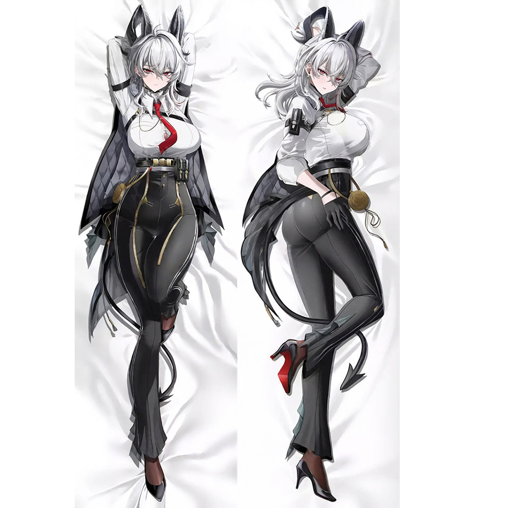 Dakimakura ฝาครอบ Wuthering Waves Zani อะนิเมะปลอกหมอนพิมพ์สองด้านอะนิเมะปลอกหมอน