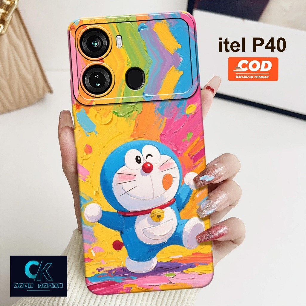 เคส HP ล่าสุด Itel P40 - เคสแฟชั่นลายการ์ตูนน่ารัก - เคสยาง - เคสโทรศัพท์ Itel P40 ล่าสุด - เคส Itel
