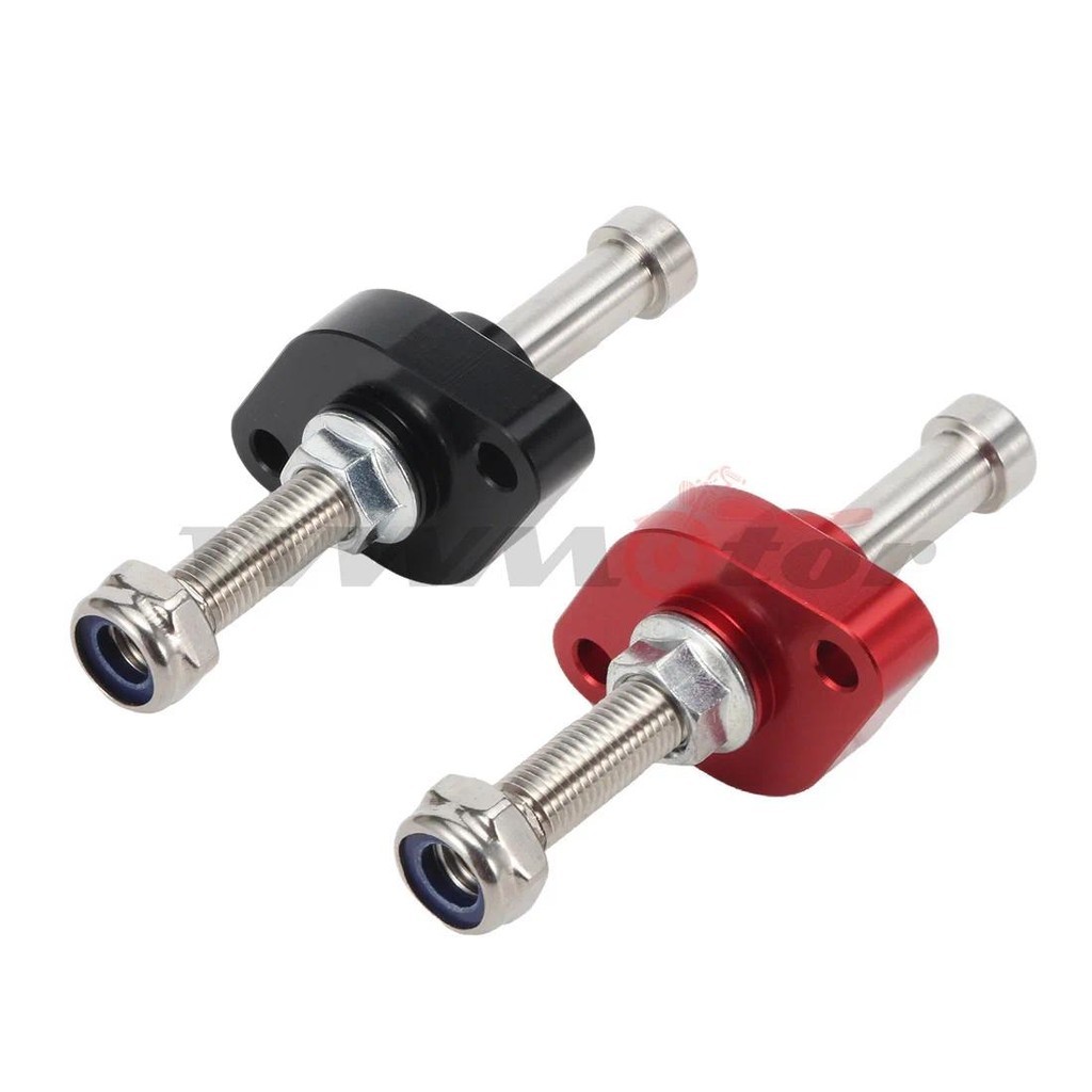 สีดํา/สีแดงคู่มือ Cam Chain Tensioner สําหรับ Suzuki RMX450 2010-2011 2017-2019 LTA450 King Quad 200