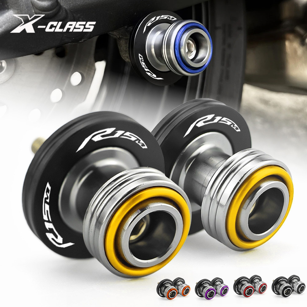 สําหรับ YAMAHA YZF-R15 V4 R15M R15v4 รถจักรยานยนต์ CNC Swingarm Spools Slider ขาตั้ง M6