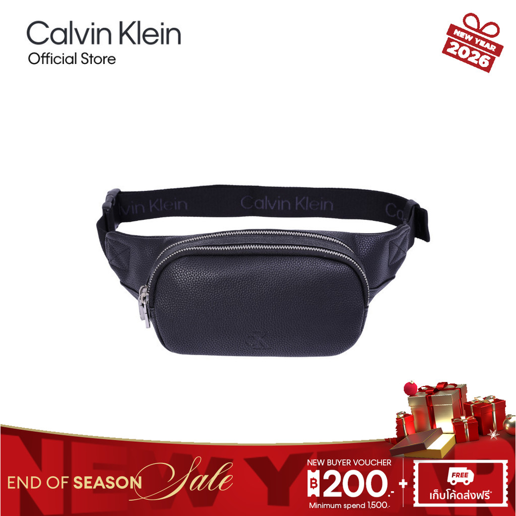 CALVIN KLEIN กระเป๋าสะพายข้างผู้ชาย Ckj All Day รุ่น 4G3171G UB1-สีดำ