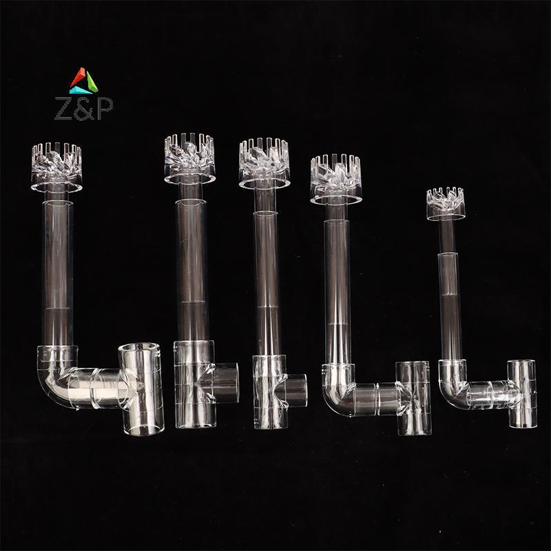Z & P 1 ชุด DIY Clear Aquarium Skimmer อะคริลิค Lily ท่อ Spin Inflow Outflow น้ําพืชถังกรองทําความสะอาดถังปลาอุปกรณ์เสริม COD