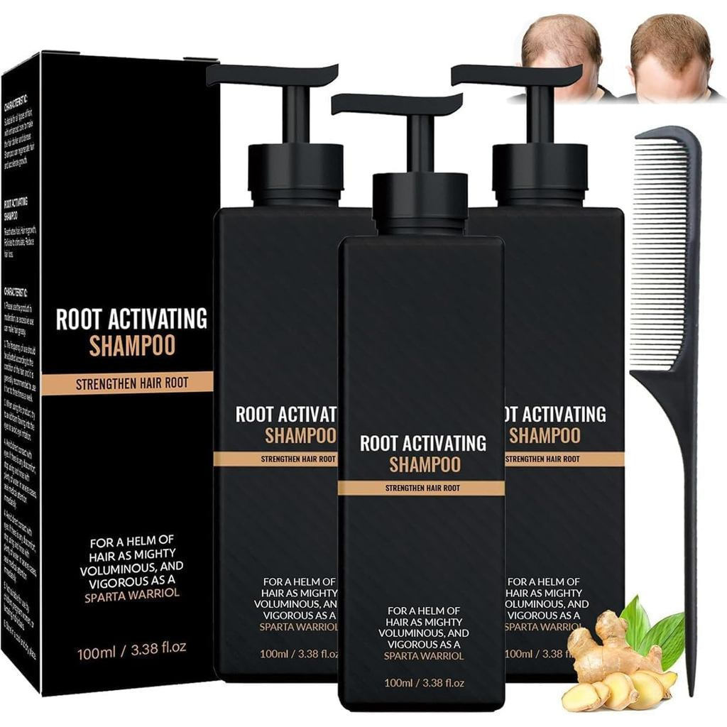 Spartan Root Activator Shampoo,2025 New Spartan Hair Loss Shampoo,Mane Root Activator Shampoo,Sparta