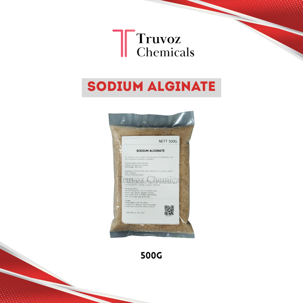 โซเดียม Alginate อาหารทะเล Sodium Gel Industrial / Technical Grade Natural Thickener & Stabilizer – 