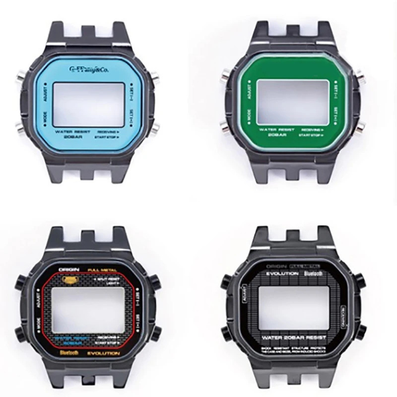 All-Metal Evolution Movement Shell สําหรับ C-asio 3229 DW5600 DW5000 DW-5600 GW-B5600 อัพเกรดดัดแปลง