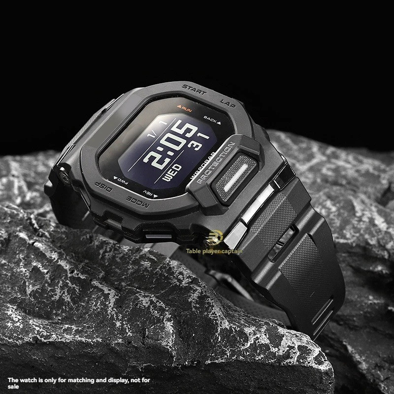 สายซิลิโคนอ่อนนุ่มสําหรับนาฬิกา Casio GBD-200 | GBD-200-1A/GBD-200RD-4 สายทดแทน | สายรัดข้อมือกีฬากั