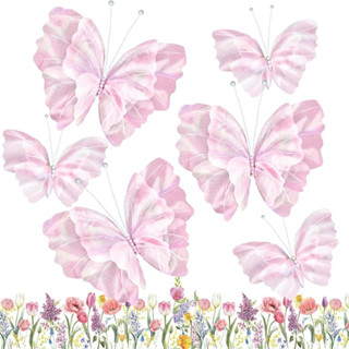 1/12/20 ชิ้นผีเสื้อขนาดใหญ่ตกแต่งผีเสื้อขนาดใหญ่ตกแต่ง 20 นิ…