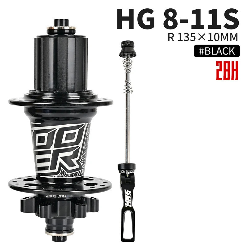 ดุมจักรยาน KOOZER XM490 จักรยานเสือภูเขา Hubs 6 Pawl 72 คลิก 28 32 36H หลุม HG SX NX 8-12 ความเร็ว 2