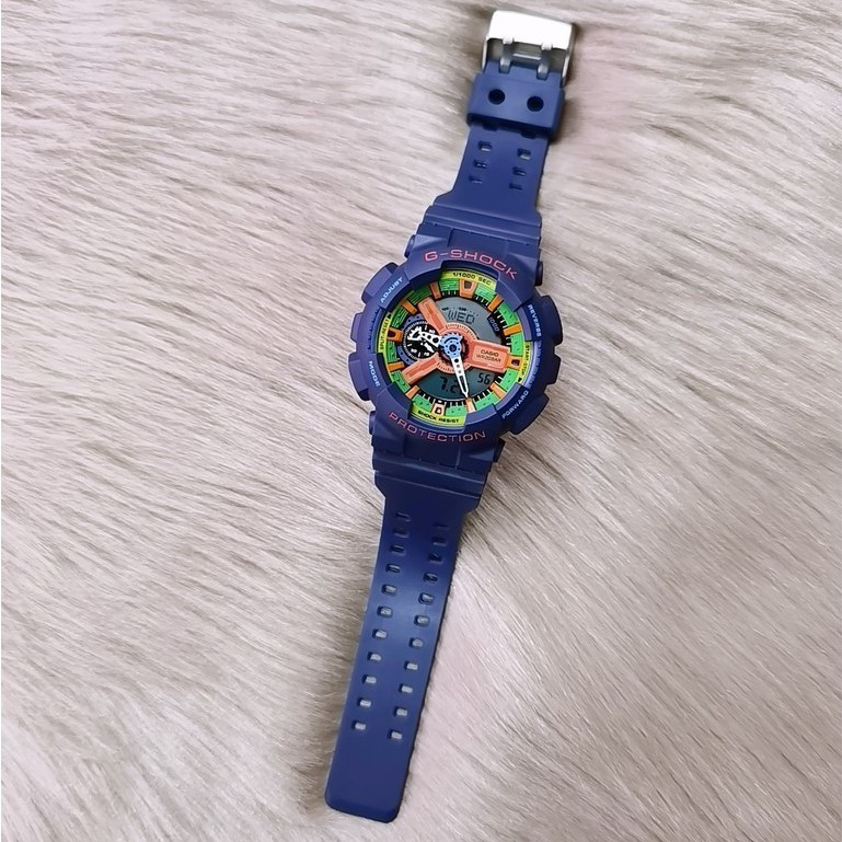 UMIMI-QI g-shock GA-110 นาฬิกาสปอร์ตสีน้ําเงิน 110FC-2AJF กันน้ํา V846