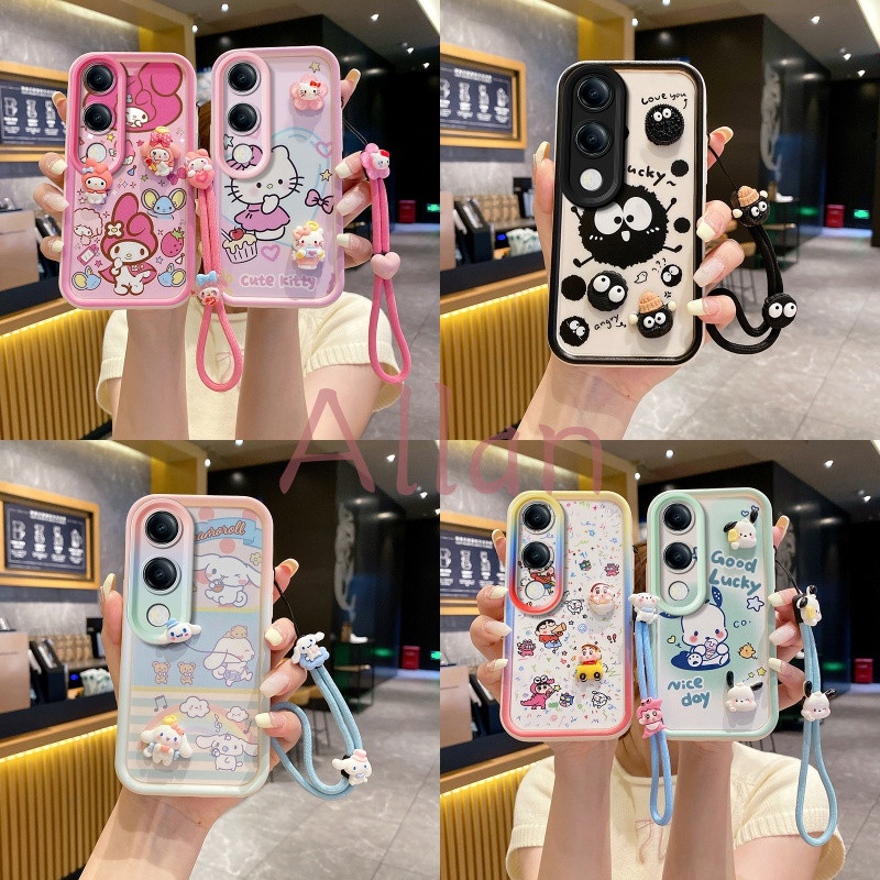 เคส vivo v70 fe 5G / v2550 กรณี TPU มีสไตล์และน่ารักสามมิติเคสโทรศัพท์ตุ๊กตา xxtygz