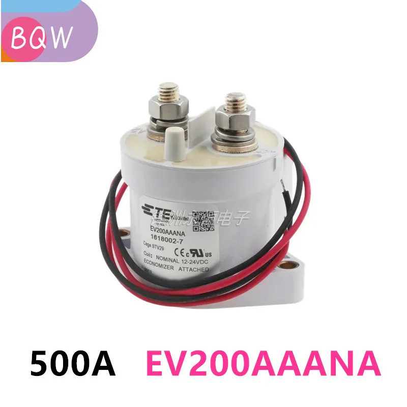 EV200AAANA 1618002-7 12-24V 500A คอนแทครถยนต์ไฟฟ้าพลังงานใหม่ EV200 รีเลย์ DC แรงดันสูงเดิมแท้