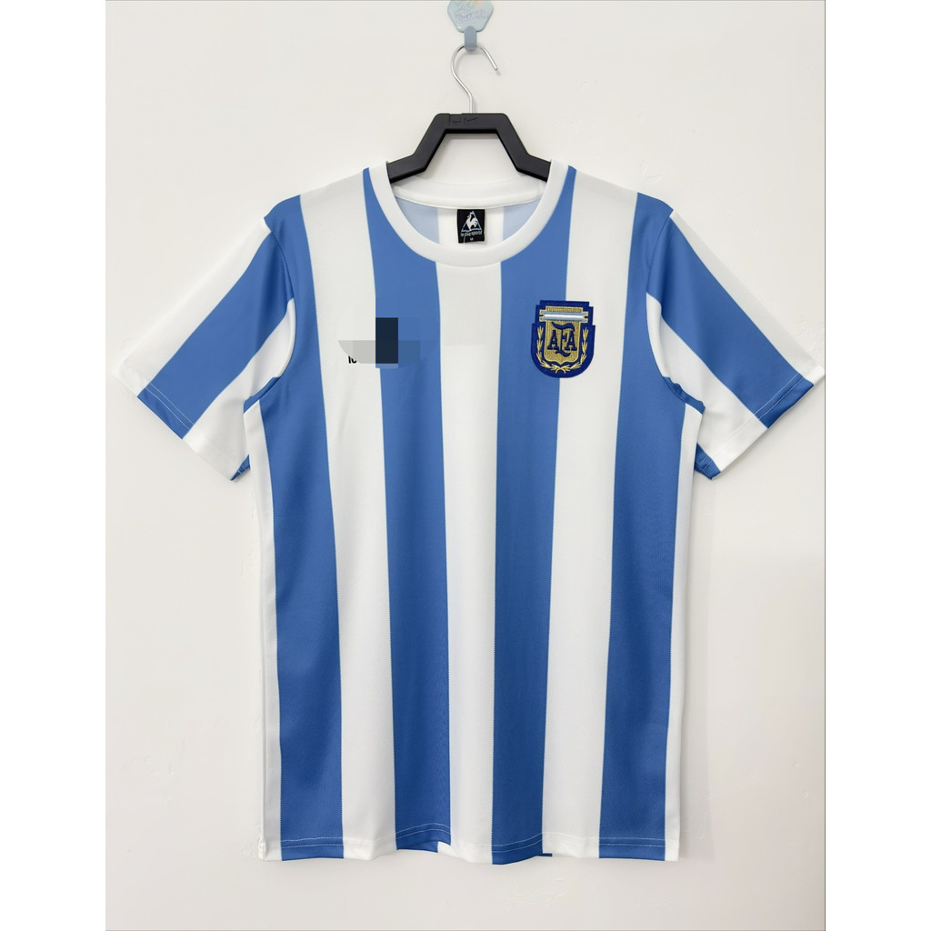 ใหม่ Retro Version 1986 Argentina Home S-2XL