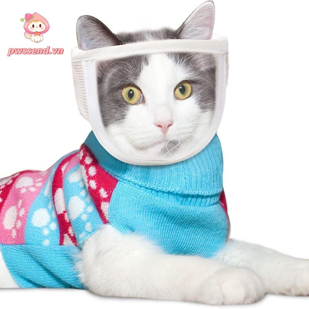 PWSSEND Kitten Muzzles Anti Bite Transparent Pet Product Mouth Guard